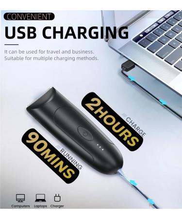 Waterproof Electric Hair Clippers for Men - Rechargeable Grooming Trimmer & Body Shaver for Bikini & Groin - Buy Online on GoSupps.com