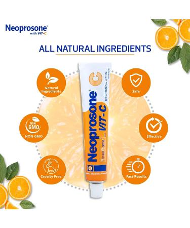 NEOPROSONE Skin Brightening Cream 1.7 Fl oz/50 ml with Vitamin C & Alpha Arbutin - Buy Now for Radiant Skin - Buy Online on GoSupps.com