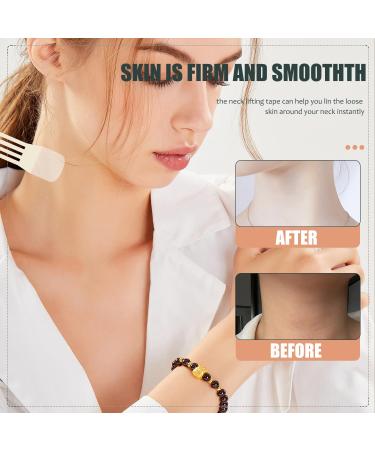 40 Pcs Neck Lift Tape Invisible Neck Tightening Tape 8 Pcs Elastic and Breathable Bands Neck Strap - Buy Online on GoSupps.com