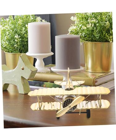 Yardenfun Airplane Model Crafts Home Decor Vintage Decor Retro Decor Metal Craft Plane Adornment Wrought Iron - Buy Online on GoSupps.com