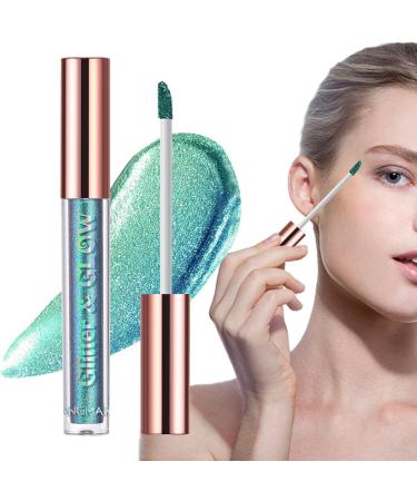 Liquid Chameleon Eyeshadow | Chameleon Liquid Eye Shadow | Liquid High-pigmented and Waterproof Long Lasting Quick-Drying Eyeshadow Holographic Eyeshadow Tmay 06# - Buy Online on GoSupps.com
