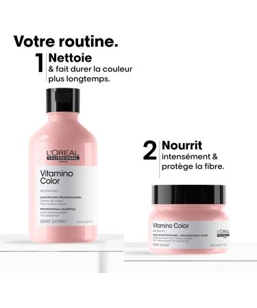 L'Or al Professionnel Vitamino Color Gift Set Color Fixing Routine Colored & Highlighted Hair Lacking Shine Shampoo + Mask Duo Serie Expert Limited Edition - Buy Online on GoSupps.com