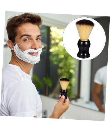 Frcolor Men's Shaving Brush & Cosmetics Kit | Black & Wooden Handle | Essential Facial Tools for Grooming - Buy Online on GoSupps.com