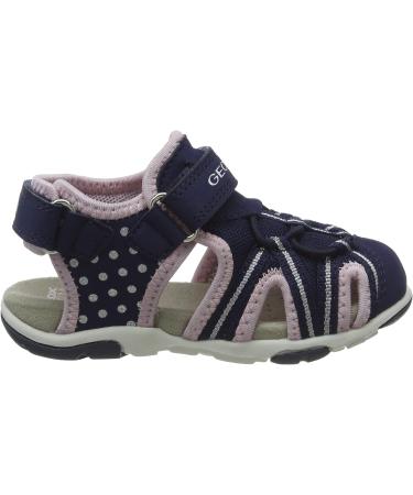 Geox Baby Sandal Agasim Girl B Walking Shoes - 7 UK Child - Navy Pink - Buy Online on GoSupps.com