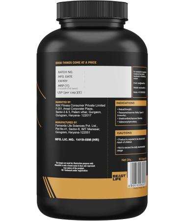 Himalayan Shilajit Capsules | Pure & Potent | Improves Muscle Strength Stamina Energy & Power | Supports Faster Recovery | Natural & Organic | 60 Capsules 60 Count (Pack of 1) - Buy Online on GoSupps.com