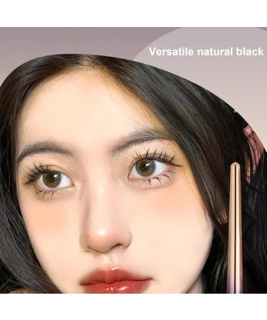 Waterproof Eyeliner | Quick-Drying Long-Lasting Liquid Waterproof Eyeliner Cotton Tip | Non-fading Liquid Eyeliner Smudge Resistant Eye Liners for Women Girls - Buy Online on GoSupps.com