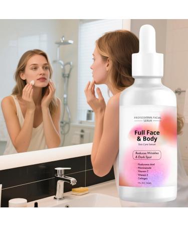 Skin Firming Solution - 30ml Soothing Body Drops | Facial Moisturizer | For Skin Barrier Repair Lifting Beauty Day & Night Travel - Buy Online on GoSupps.com