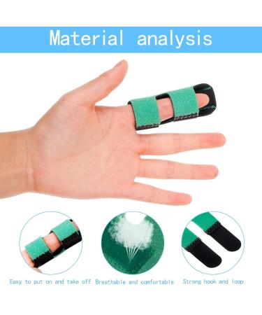 Old Compluser 3-Piece Finger Orthosis for Arthritis & Tendinitis - Support for Small Index & Ring Fingers (Yellow/Green/Skin Tone) - Ideal Finger Bandage & Rail - Buy Online on GoSupps.com