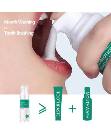 Probiotics Bright Whitening Teeth Mousse - Oral Repair Treatment & Gum Repair Foam (2PC) | Best Teeth Whitening Solution - Buy Online on GoSupps.com
