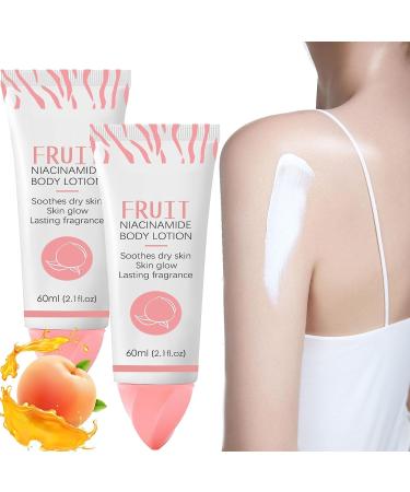 EXQST Gmeelan Peach Niacinamide Body Lotion Peach Niacinamide Body Lotion Long-lasting Moisturizing and Whitening Skin Care Products