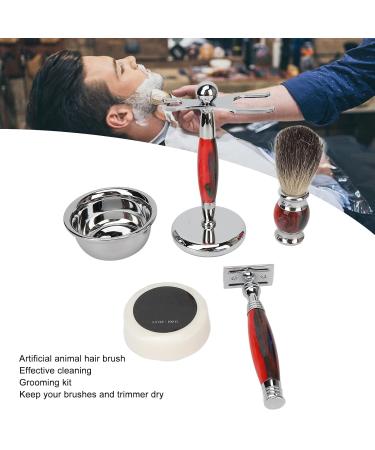 Vintage Beard Brush Bowl Set for Men | Complete Beard Care Kit - Clean & Groom Easily - Buy Online on GoSupps.com