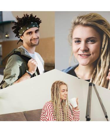 Jinlaili Hair Braid Rings - 90 Pieces Dreadlocks Beads & Accessories | Adjustable Metal Cuffs & Jewelry Clips for Braids - Buy Online on GoSupps.com