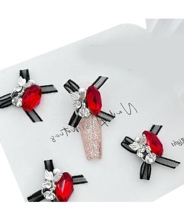 4pcs Stylish European Nail Decorations DIY Art Manicures Easy To Install Nail Embellishments For Salon Home Use Elegant Nail Accessories champagne - Buy Online on GoSupps.com
