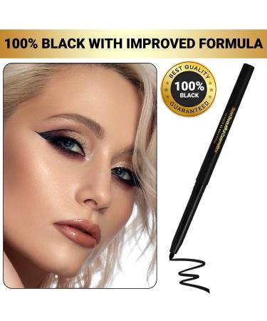 Bold Beautiful Cosmetics Mechanical Gel Eyeliner Pencil - Smudge-Proof, Waterproof, Long Lasting (Black) - Buy Online on GoSupps.com