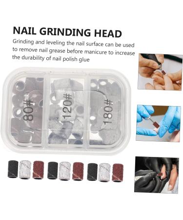 minkissy 1 Box Manicure Circle Nail Tools Nail Art Accessories Nail Sanding Bands Nail Art Sanding Bands Nail Drill Nail Set Tool Resin Abrasive Cloth Nail Polishing Rings Nail Drill Head 1.3X0.8X0.2cm As Shown - Buy Online on GoSupps.com