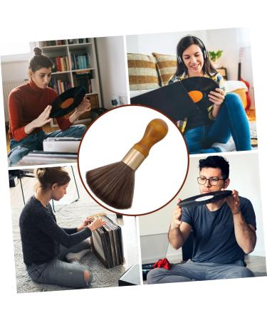 SHOWERORO CD Cleaning Brush with Handle Antistatic Record Player Brush for Vinyl CD Dust Remover with Soft Fibers for Music Lovers Optimal Sound - Buy Online on GoSupps.com