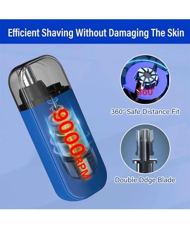 Portable Nose Hair Trimmer 2024 | Rechargeable Electric Trimmer for Men & Women | Nose Ear & Eyebrow Hair Removal - Buy Online on GoSupps.com