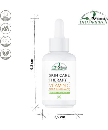  Vitamol Vitamol Bio Naturell Brightening Face Serum with Vitamin C Regenerating Antioxidant for All Skin Types 30ml - Buy Online on GoSupps.com