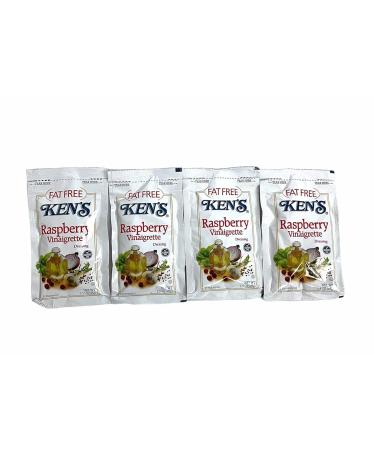 Generic Ken s 1.5oz Salad Dressing Packets | Fat Free Raspberry Vinaigrette | 20 Count