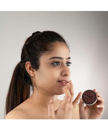 Strawberry Crush Lip Scrub & Mask | Natural Ayurvedic Lip Care for Lightening Dark Lips | Fresh Kitchenmade with Ghee & Honey - Buy Online on GoSupps.com