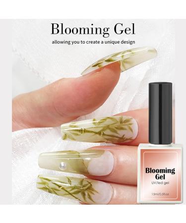  Generisch Flower Gel Nails - Adaptable Nail Solution Clear Flower Gel Nail Bloom Effect | Long-lasting quick-drying nail art design for girls women mothers girlfriends - Buy Online on GoSupps.com