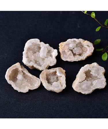 1PC Natural Crystal Agate Geode Cutting Crystal Cluster Stone Rock Specimen Quartz DIY Home Decoration 3-5cm Natural Agate - Buy Online on GoSupps.com