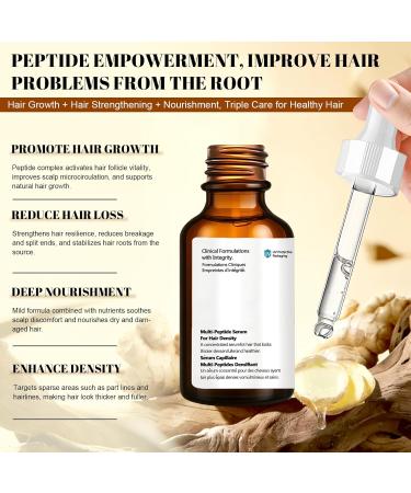 Multi-peptide Serum for Hair Density Peptides Hair Growth Serum Pousse de Cheveux Pr vient la Chute Des Cheveux Rafra chissant et Non Gras Convient Aux Hommes et Aux Femmes 30ml - Buy Online on GoSupps.com