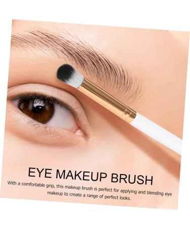 VINTORKY 10pcs Makeup Brush Make up Eyeshadow Brush Precision Eyeshadow Brush Wooden Handle White - Buy Online on GoSupps.com
