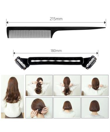 IvenCase 28-Part Hair Styling Accessories Set | Fashion Elastic Pliers Magical Curly Winder & Clips | Perfect for Braid Patterns & Hair Knots | International Shipping Available - Buy Online on GoSupps.com