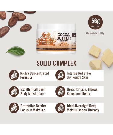 American Dream Cocoa Butter Original Solid Complex 2oz Travel Size - Buy Online on GoSupps.com