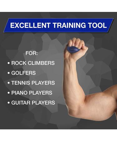 TheraBand Hand Exerciser Stress Ball - Blue Firm for Hand, Wrist, Finger, Forearm Grip Strengthening & Therapy - Relieve Joint Pain & Increase Flexibility - Buy Online on GoSupps.com