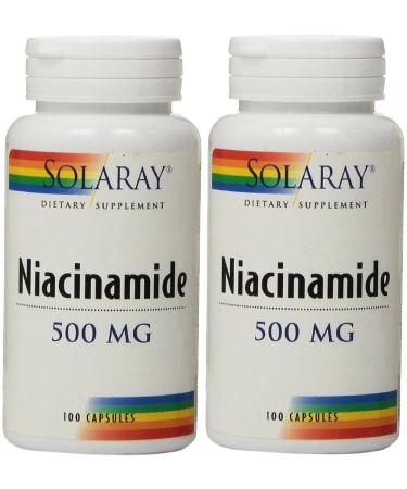 Niacinamide 500mg Solaray 100 VegCaps