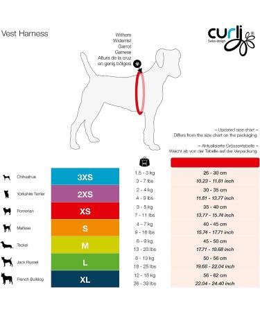 Vest Harness Air-Mesh Orange 3XS - Curli D-Ring Buckle for Small Pets | International Shipping - Buy Online on GoSupps.com