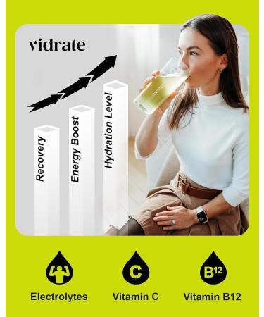 ViDrate Lemon Lime & Mint 30 x 3g Sachets - Hydration Drink Mix - Buy Online on GoSupps.com