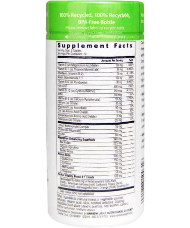 Rainbow Light Complete B Complex - Essential B Vitamins for Energy & Wellness - Buy Online on GoSupps.com