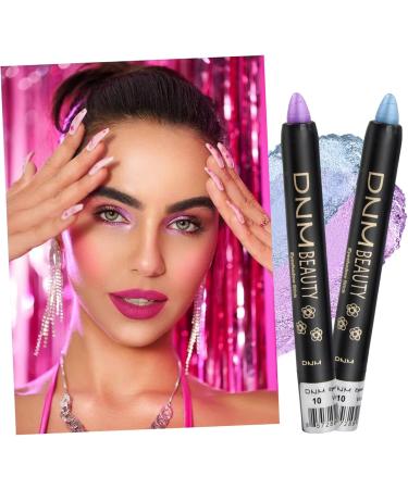  Azonelife Shimmer Waterproof Eyeshadow Pencil Eye Shadow Stick Shimmer Pen Highlighting Eyeshadow Pencil Soft Pencil Create Glitter Eye Makeup Easy to Use (Sky Blue) - Buy Online on GoSupps.com
