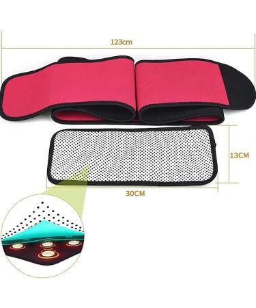 Back Bandage Belt - Self-Heating Lordosis Support for Pain Relief | Sciatica & Weight Lifting | Unisex | 123x15cm - Buy Online on GoSupps.com