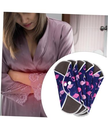 Hemoton Reusable Bamboo Menstrual Pads Set - Washable Nursing Mat & Cloth Pads - Charcoal Purple - Eco-Friendly & Absorbent - Buy Online on GoSupps.com