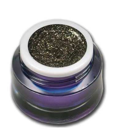 5ml Chrome Glitter Color Gel No. 09 Antique Black Premium Colorgel RM Beautynails