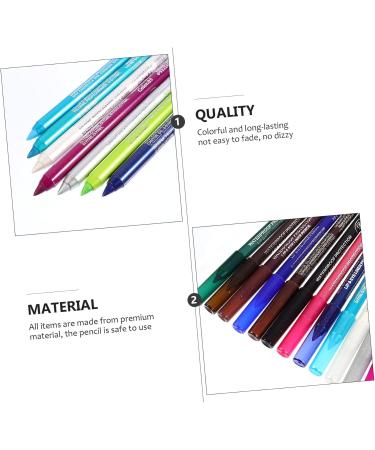Beatifufu 14pcs Eyeshadow Pencil Set Eyeliner Drawing Tool Makeup Pencil Makeup Accessory Eye Lining Drawing Pencil Cosmetics Pencil Eyeliner Drawing Pencil Girl Eye Liner Drawing Pencil - Buy Online on GoSupps.com