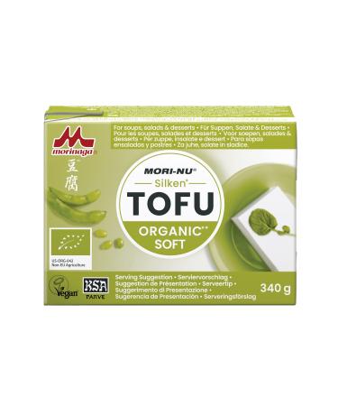 Mori-Nu Organic Silken Tofu Soft Organic Tofu made from soybeans versatile 12 x 340 g Organic Tofu soft