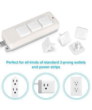 Outlet Covers (45 Pack) with Hidden Pull Handle Baby Proofing Plug Covers 3-Prong Child Safety Socket Covers Electrical Outlet Protectors Kid Proof Outlet Cap 45 Count (Pack of 1) - Buy Online on GoSupps.com