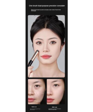 Silicone Lip Brush Set - Dual Purpose Lipstick & Concealer Mini Portable (Pack of 2) - Smudge-Proof Beauty Tool - Buy Online on GoSupps.com