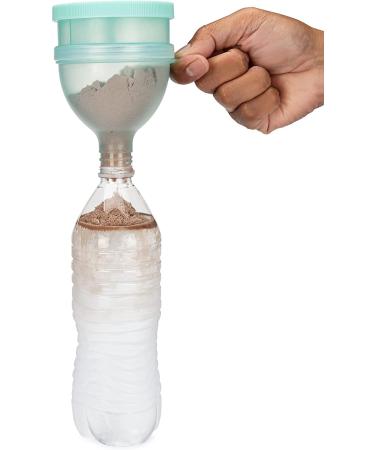 Hydra Cup [4 PACK] - Protein Powder Funnel with Supplement Storage & Dispenser (Purple/Pink/White/Gold/Green) - Buy Online on GoSupps.com