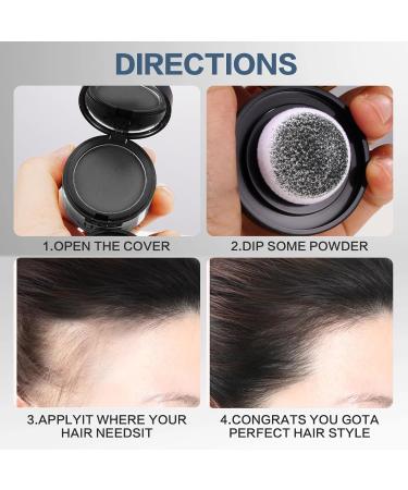 Approach Powder #1 Schwarz - Waterproof Hairline Concealer for Thinning Hair in Women & Men | Instant Volume Boost - Buy Online on GoSupps.com