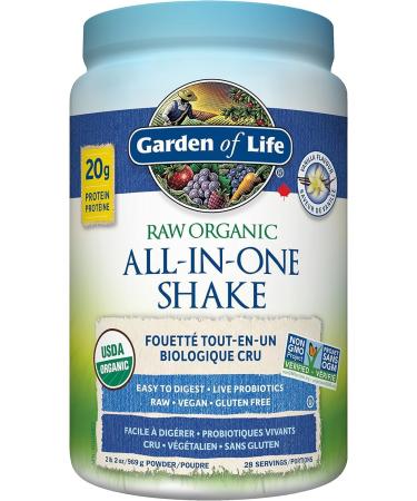 Garden of Life Raw All-in-One Nutritional Shake Vanilla & Raw Organic Protein&greens Shake + Protein Vanilla 969 g (Pack of 1) - Buy Online on GoSupps.com