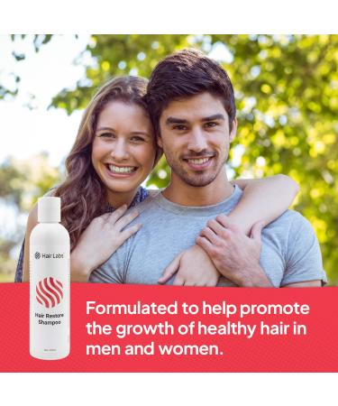 Hair Labs Hair Restore Shampoo Nourish Scalp & Stimulate Hair Growth Hair Thickening Products for Men & Women - 8 Fl Oz - Buy Online on GoSupps.com