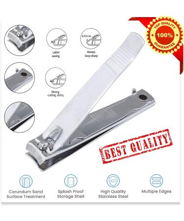 KATX Heavy Duty Stainless Steel Nail Clipper for Men and Women - Precision Toe and Finger Cutter by SS INSTRUMENTX - Buy Online on GoSupps.com