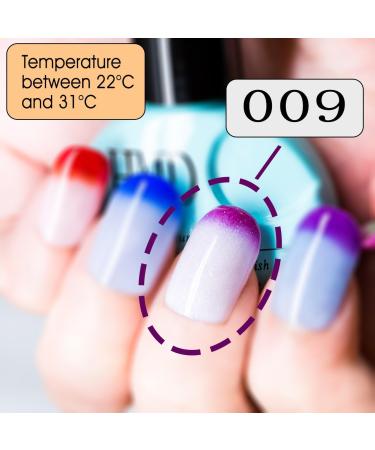 Canada HMD Soak Off UV LED Temperature Changing gel nail polish fast effect fast cure 8ml (B) (009) - Buy Online on GoSupps.com
