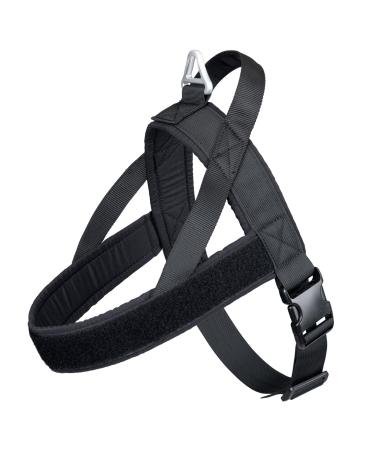 Excellent elite spanker tactical dog dishes vest adjustable nylon pet dog dishes to small medium large dogs (black-l) l black